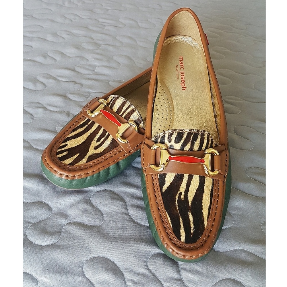 Marc Joseph Grand St. Exotic Animal Print Loafer
